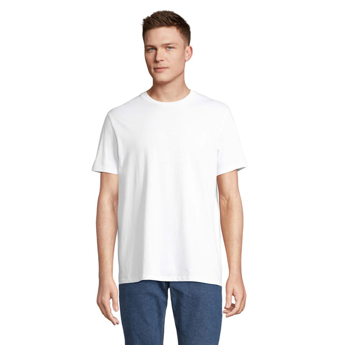 Tee shirt publicitaire coton bio unisexe 175g LEGEND Blanc 1